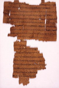 Papyrus fragment of the 'Coma Berenices' by Callimachus (1st cent. b.C. from Oxyrhynchus). Firenze, Biblioteca Medicea Laurenziana, PSI IX 1092r.. Papyrus fragment of the 'Coma Berenices' by Callimachus (1st cent. b.C. from Oxyrhynchus). Firenze, Biblioteca Medicea Laurenziana, PSI IX 1092r..