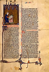 French miscellany containing 'Le trsor' by Brunetto Latini' (13th/14th cent.). Firenze, Biblioteca Medicea Laurenziana, Ashb. 125, f. 60r. 